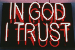 IN GOD I TRUST Neon Sign