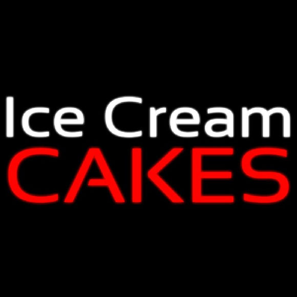Ice Cream Cakes Handmade Art Neon Sign
