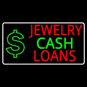 Jewelry Cash Loans Handmade Art Neon Sign