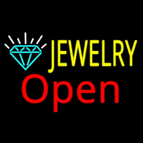 Jewelry Open Handmade Art Neon Sign
