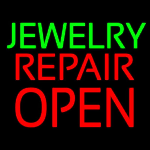 Jewelry Repair Block Open Handmade Art Neon Sign
