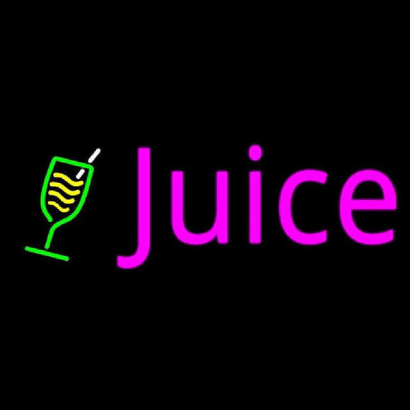 Juice Logo Handmade Art Neon Sign