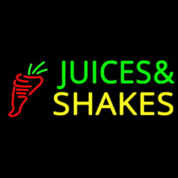 Juice Shake Handmade Art Neon Sign