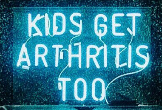 KIDS GET ARTHRITIS TOO Handmade Art Neon Signs