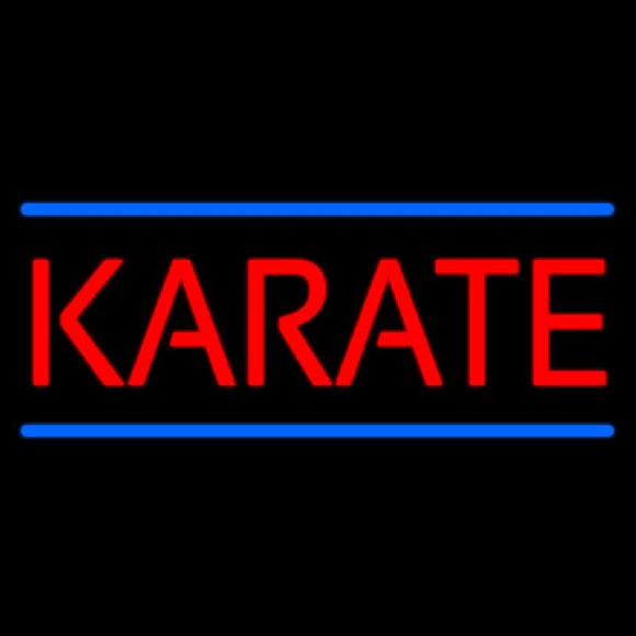 Karate Handmade Art Neon Sign