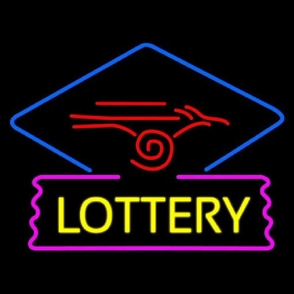 Lottery Logo Handmade Art Neon Sign