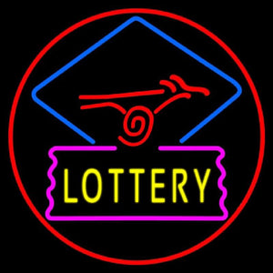 Lottery Logo Handmade Art Neon Sign