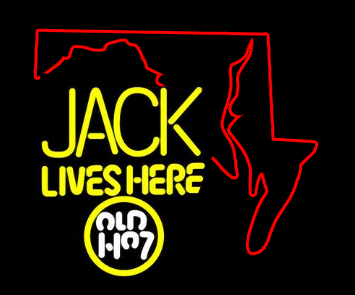 Maryland jack lives here  Handmade Art Neon Signs