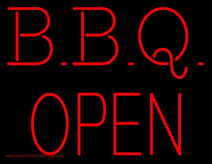 Block BBQ - Open Neon Sign