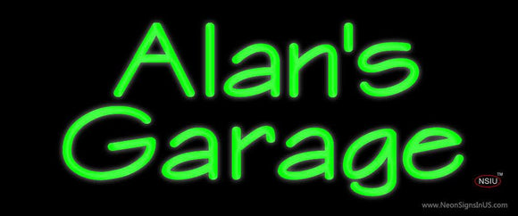 Custom Alans Garage Neon Sign 