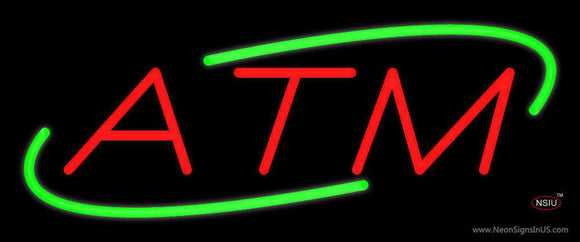 Red ATM Neon Sign