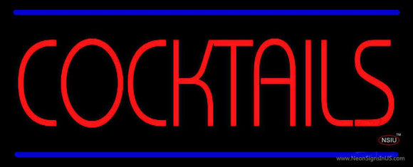 Red Cocktail Neon Sign