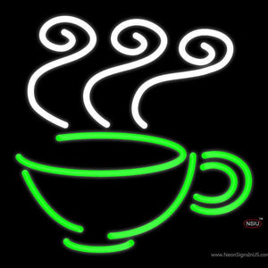Coffee Cup Logo Neon Sign