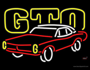 Gm Gto Automobile Neon Sign