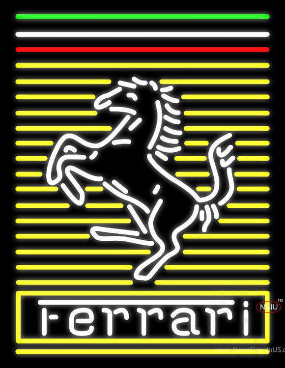 Ferrari Prancing Horse F Neon Sign