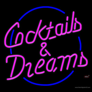 Cocktails and Dreams Neon Sign