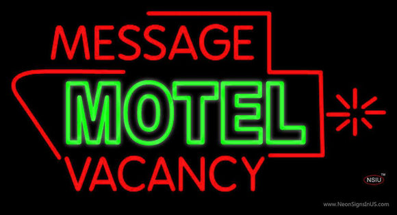 Custom Motel Vacancy Neon Sign