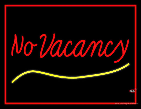 Red No Vacancy Neon Sign