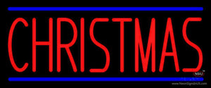 Red Christmas Neon Sign