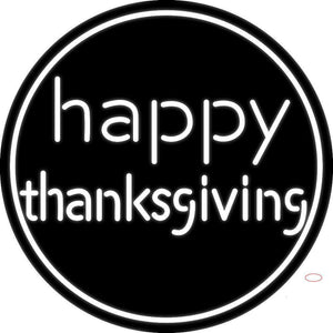 Happy Thanksgiving  Neon Sign