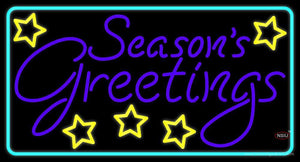 Seasons Greetings  Neon Sign