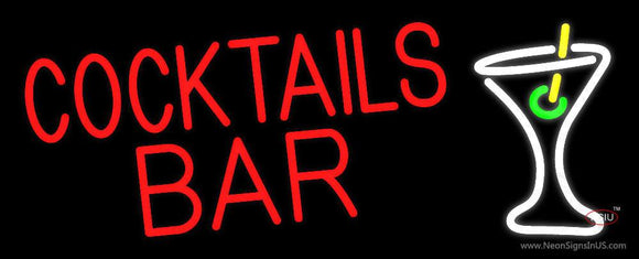 Cocktails Bar Neon Sign