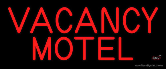 Red Vacancy Motel Neon Sign