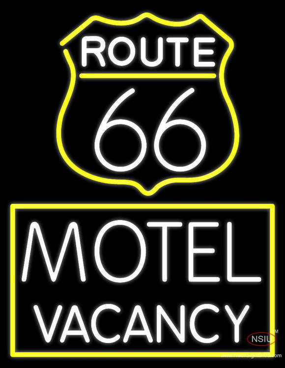 Block Motel Vacancy Neon Sign