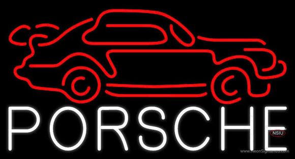 Porsche Car Neon Sign