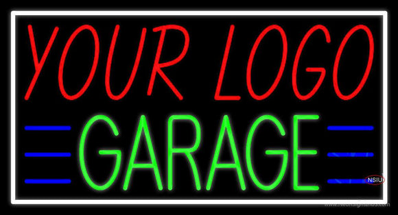 Custom Green Garage  Neon Sign