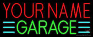 Custom Green Garage Neon Sign