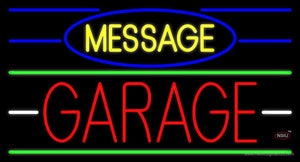 Custom Red Garage Neon Sign