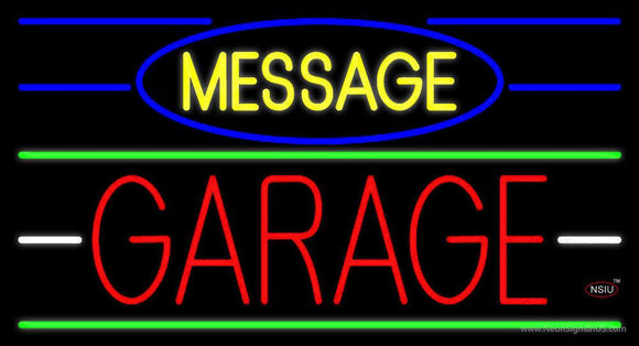 Custom Red Garage Neon Sign