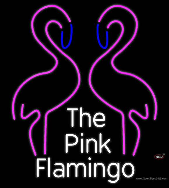 Custom The Pink Flamingo With Flamigo Neon Sign 