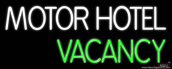 Hotel Vacancy Real Neon Glass Tube Neon Sign