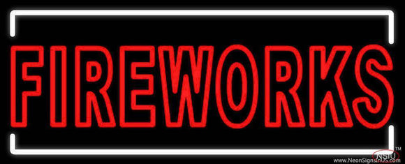 Double Stroke Fireworks Real Neon Glass Tube Neon Sign