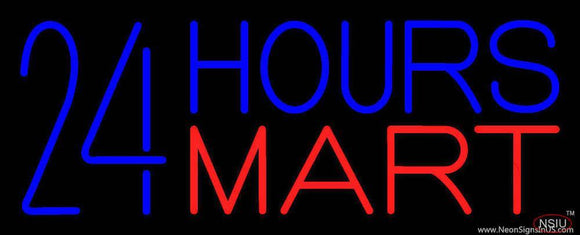 Hours Mini Mart Handmade Art Neon Sign