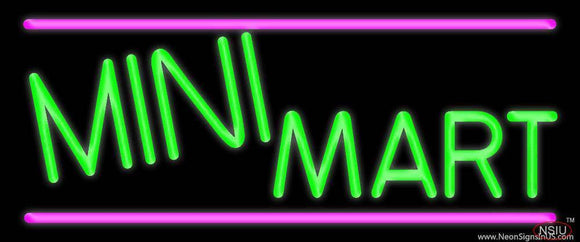 Green Mini Mart Handmade Art Neon Sign
