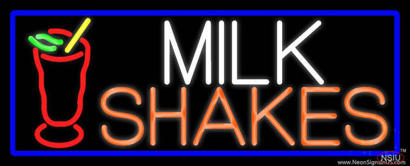 Milk Shakes Real Neon Glass Tube Neon Sign