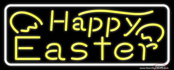 Happy Easter  Real Neon Glass Tube Neon Sign