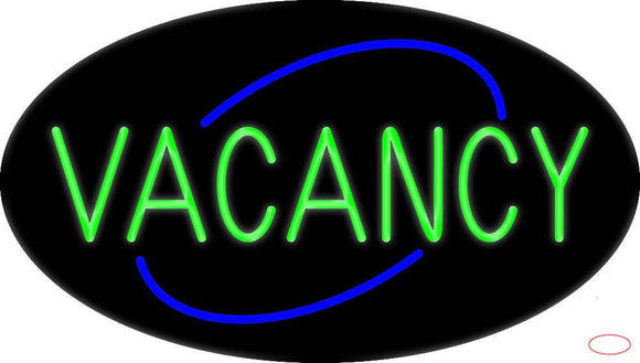 Green Vacancy Real Neon Glass Tube Neon Sign