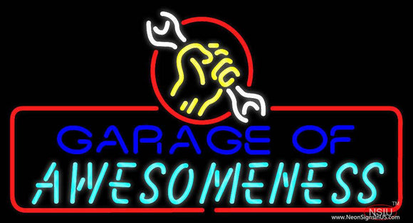 Garage Of Awesomeness Real Neon Glass Tube Neon Sign