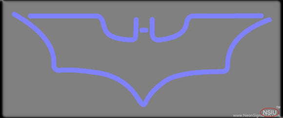 Batman Logo Real Neon Glass Tube Neon Sign