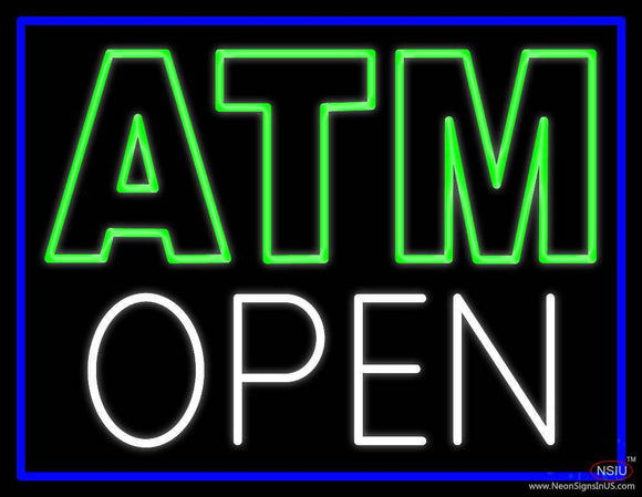 Atm Open Real Neon Glass Tube Neon Sign
