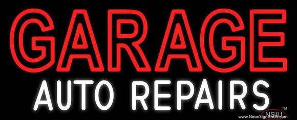 Garage Auto Repairs Real Neon Glass Tube Neon Sign