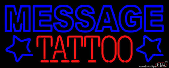 Custom Tattoo Design Real Neon Glass Tube Neon Sign