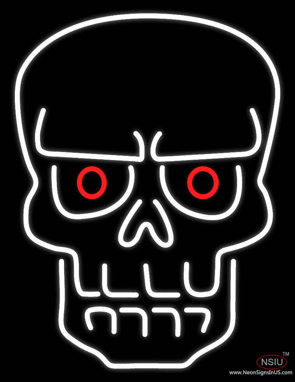 Evil Skull Real Neon Glass Tube Neon Sign