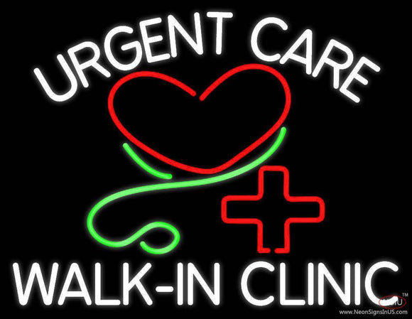 Urgent Care Walk In Clinic Handmade Art Neon Sign