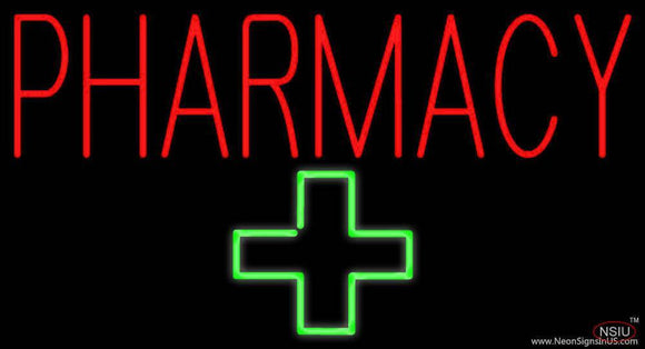 Pharmacy Plus Logo Handmade Art Neon Sign