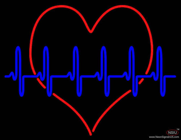 Heart Cardiology Handmade Art Neon Sign